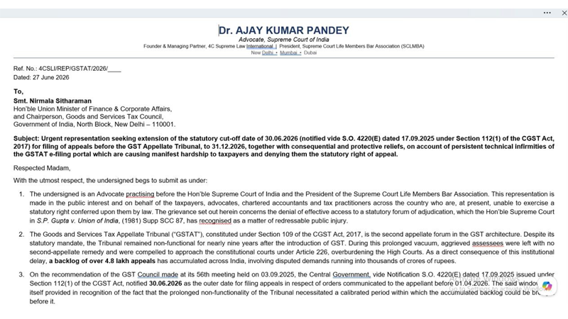 ALL IS NOT WELL: A broken portal is about to defeat 4.8 lakh GST appeals