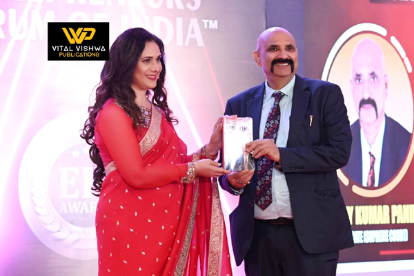 Bollywood Star Meenakshi Seshadri Launches Advocate Dr. Ajay Kumar Pandey's 'Property Law Unveiled' at Star-Studded Event in New Delhi with Padamshree Alok Mehta as Chief Guest